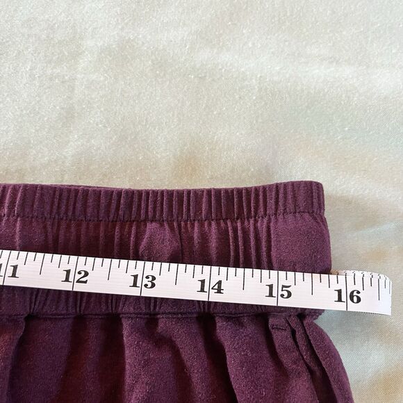 Peloton | Women's Drawstring Activewear Jogger Sweat Pants Burgundy | Large - Picture 5 of 9